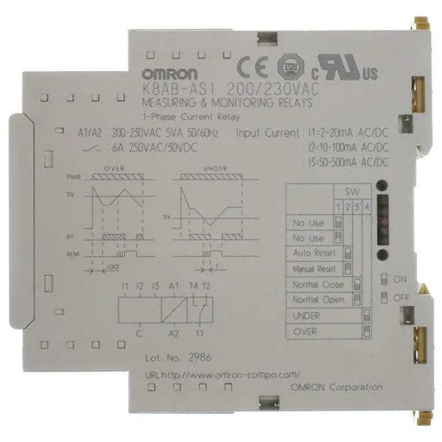 K8AB-AS1 200/230VAC Omron Automation and Safety